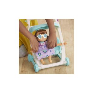 Juguete Mu&ntilde;eca Lucy Casta&ntilde;a Baby Alive Con Coche Y Accesorios