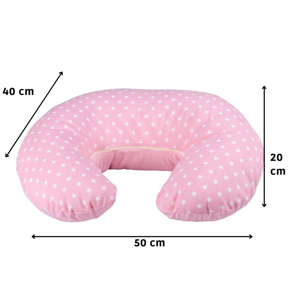 Cojín Lactancia Estrella Rosado Textil 50x40x20 Cm Máxima Design image number 2.0