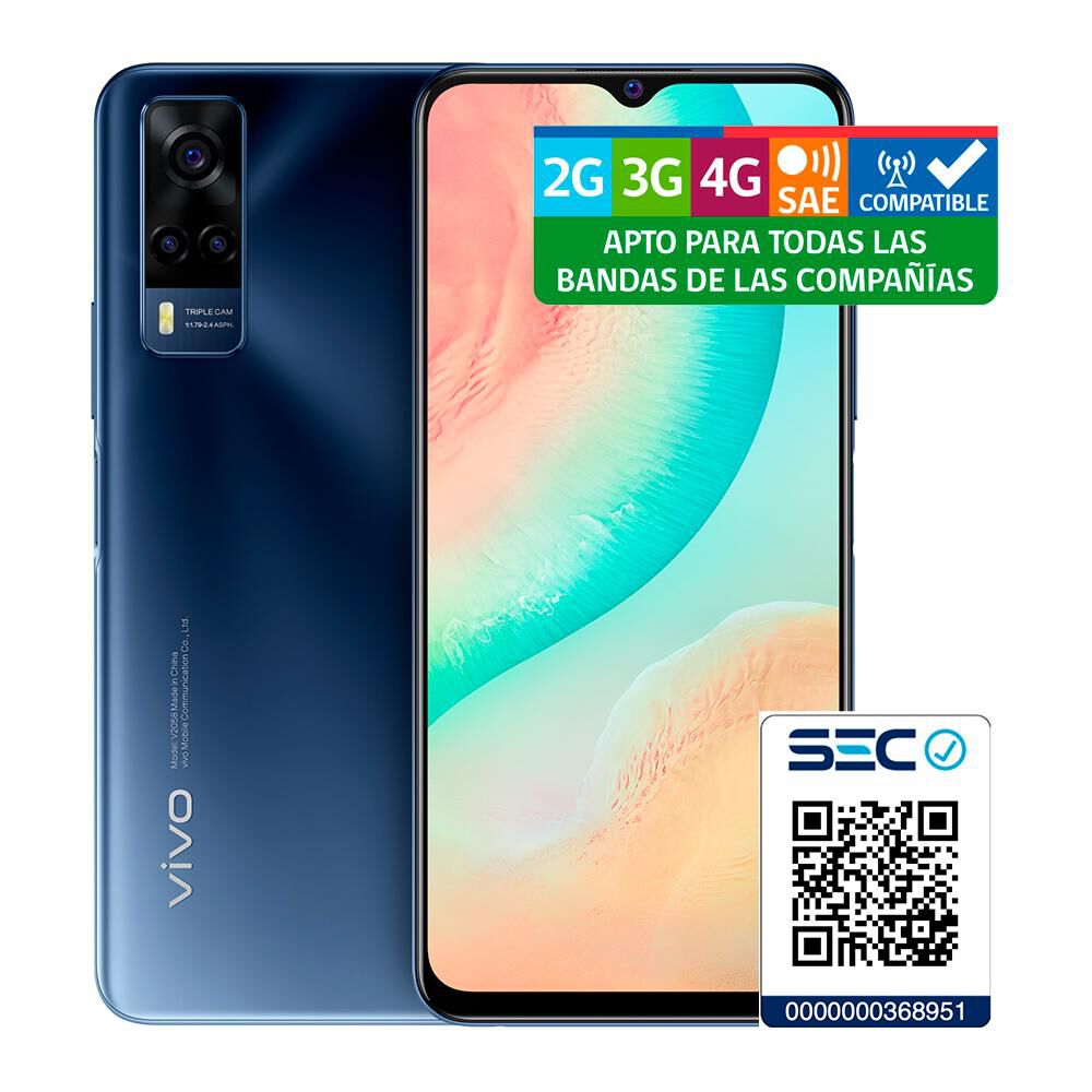 Smartphone Vivo Y53S / 128 GB / Entel image number 8.0