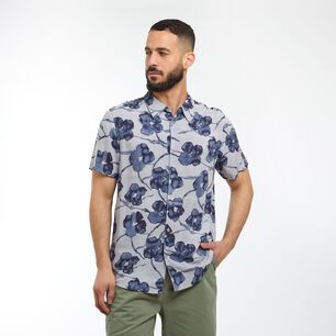 Camisa Slim Fit Manga Corta Hombre Az Black