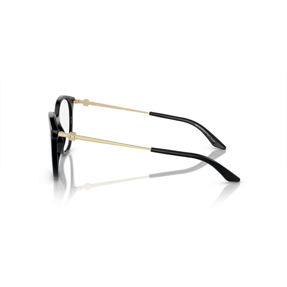 Lentes Ópticos Black Polished Armani Exchange image number 2.0