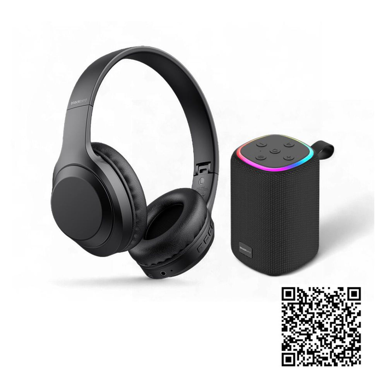 Combo Parlante Bluetooth + Audifono Bluetooth Blackbird Ba-003b image number 7.0