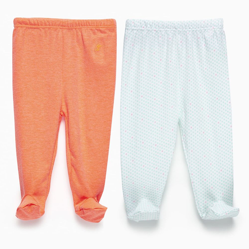 Pack Pantalones Flores Blanco Flúor Algodón Peruano image number 1.0
