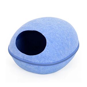 Cama Saco Para Dormir Circular Gris Perros Gatos Mascotas