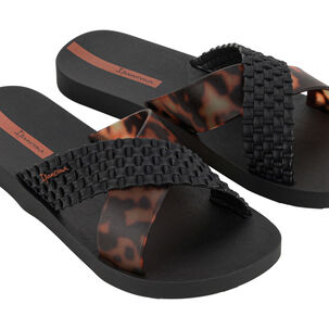Sandalia Mujer Negro/carey Sense Ipanema