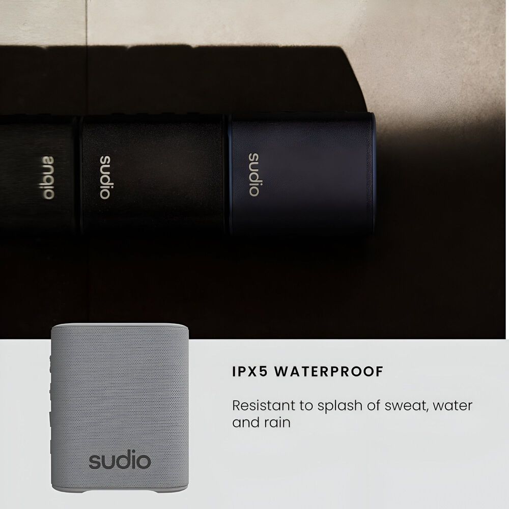 Parlante Sudio Premium S2 Tws Bluetooth Grey Edition 7h image number 2.0