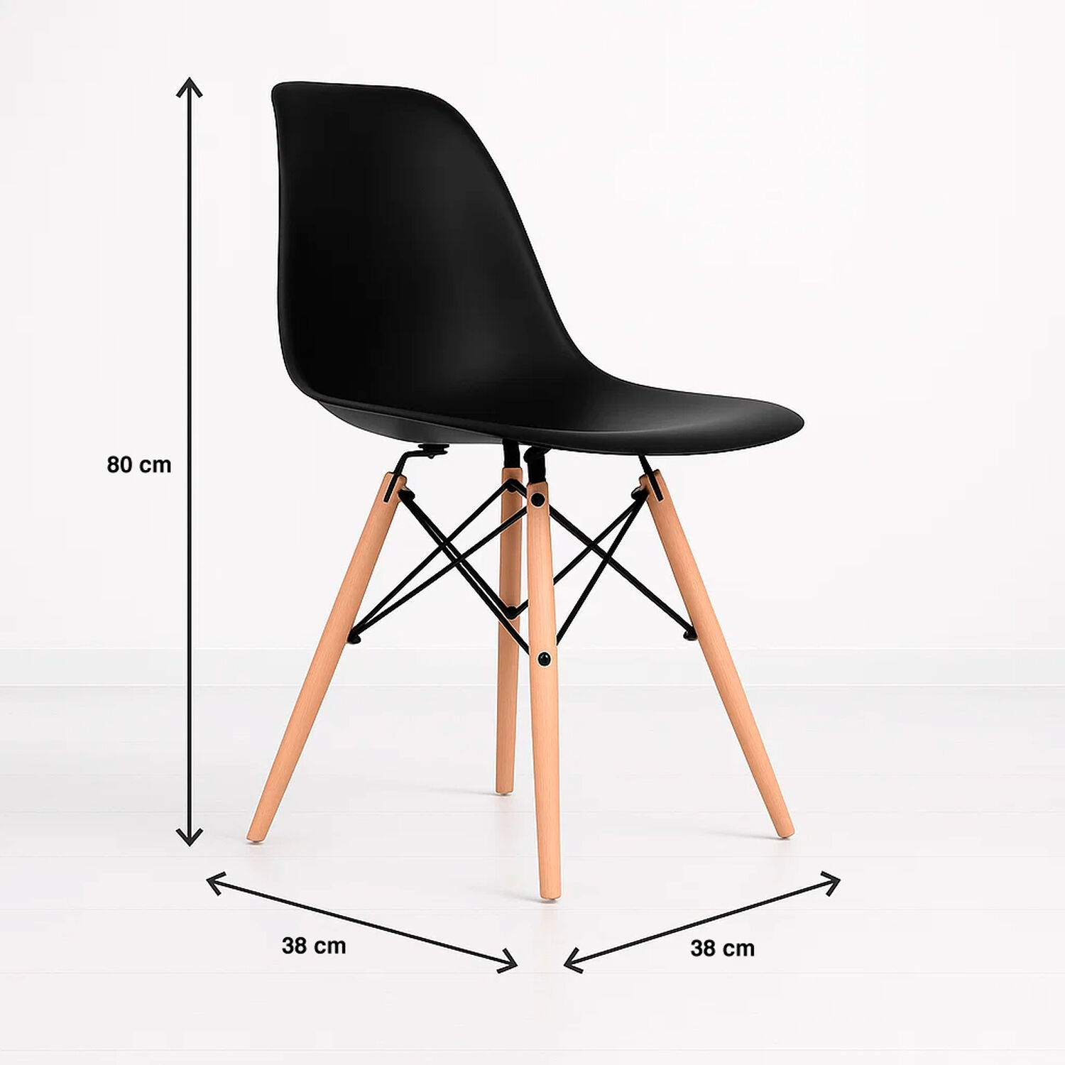 Silla Eames - Negro image number 3.0