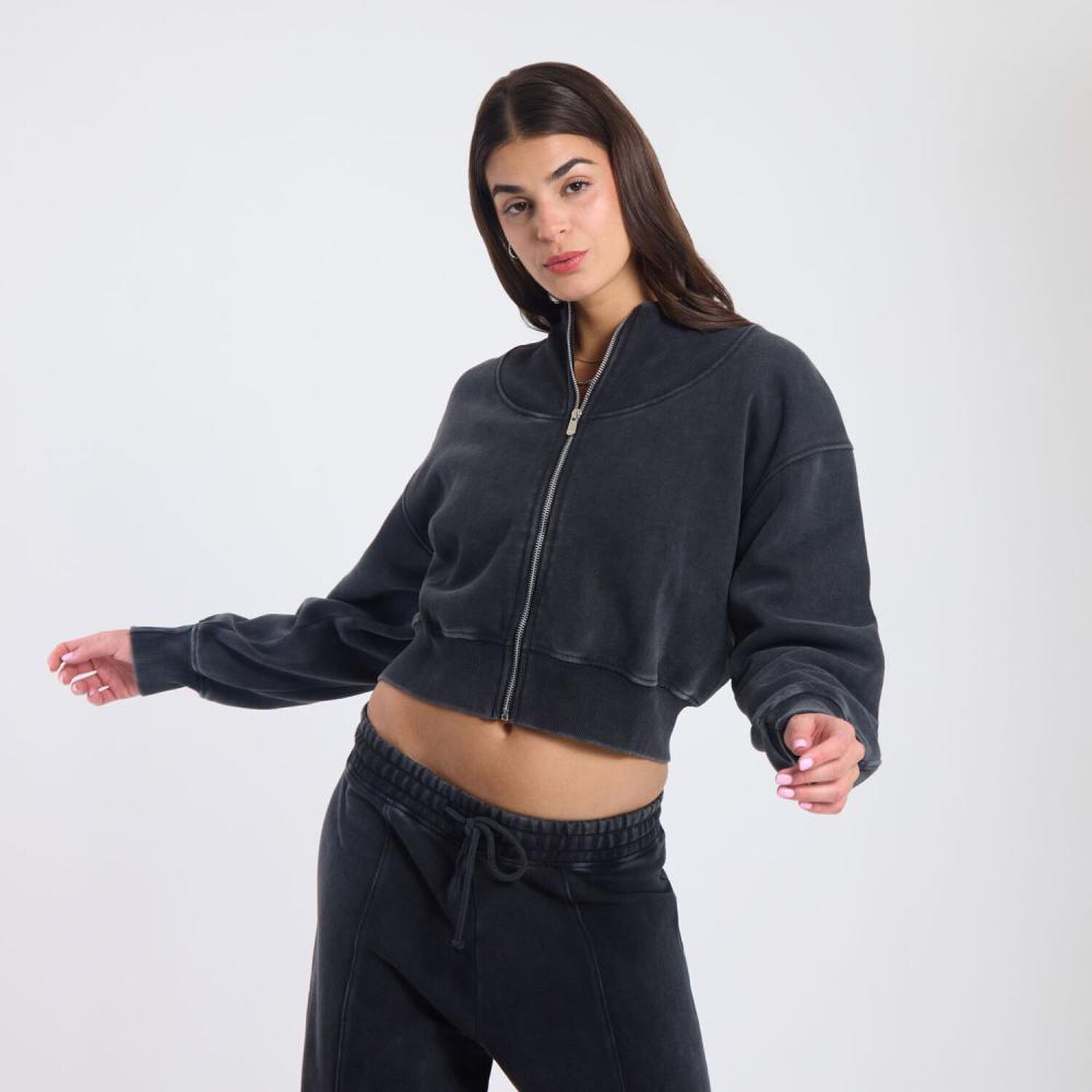 Poler&oacute;n Bomber Cuello Alto Mujer Rolly Go image number 2.0