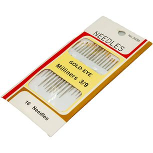 Agujas 3/9 Para Coser Milliners 3/9 No.300m