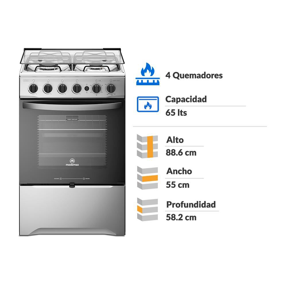 Cocina a Gas Sindelen CH9950NG1 6 Platos - Cocinas | Paris.cl