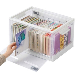 Organizador Apilable De 3 Niveles Plegable Con Tapas Oficina
