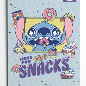 Pack 6pcs Croquera 21x32 80hj Stitch Foodie Artel 2857
