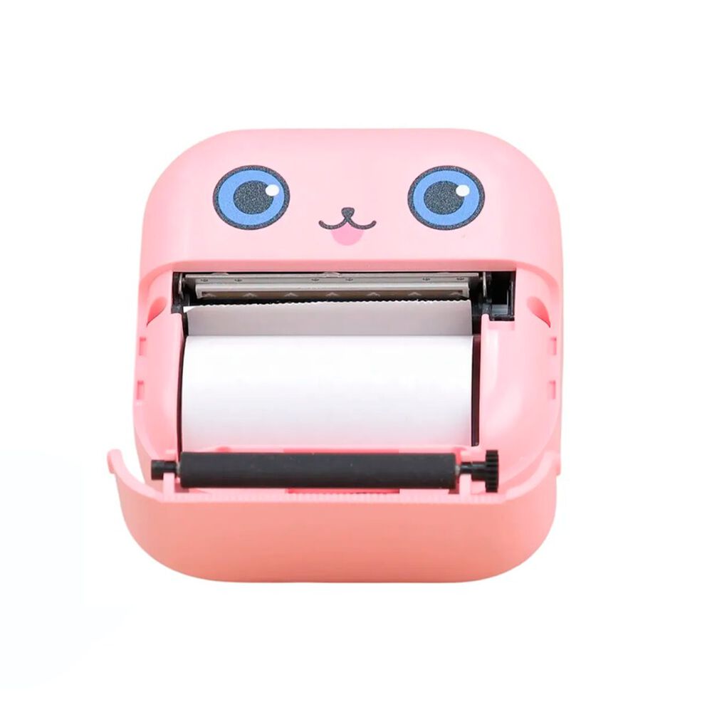 Mini Impresora Térmica Portátil Bluetooth Diseño De Gatito image number 2.0