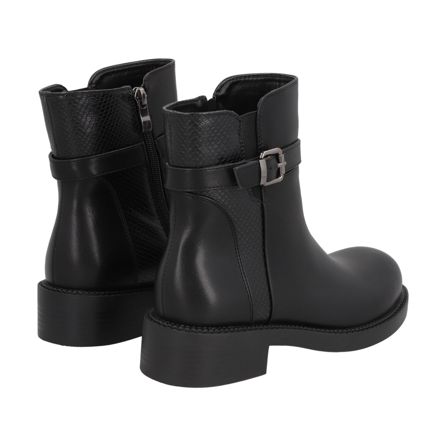Botin Casual Mujer Negro Bucke Police image number 3.0