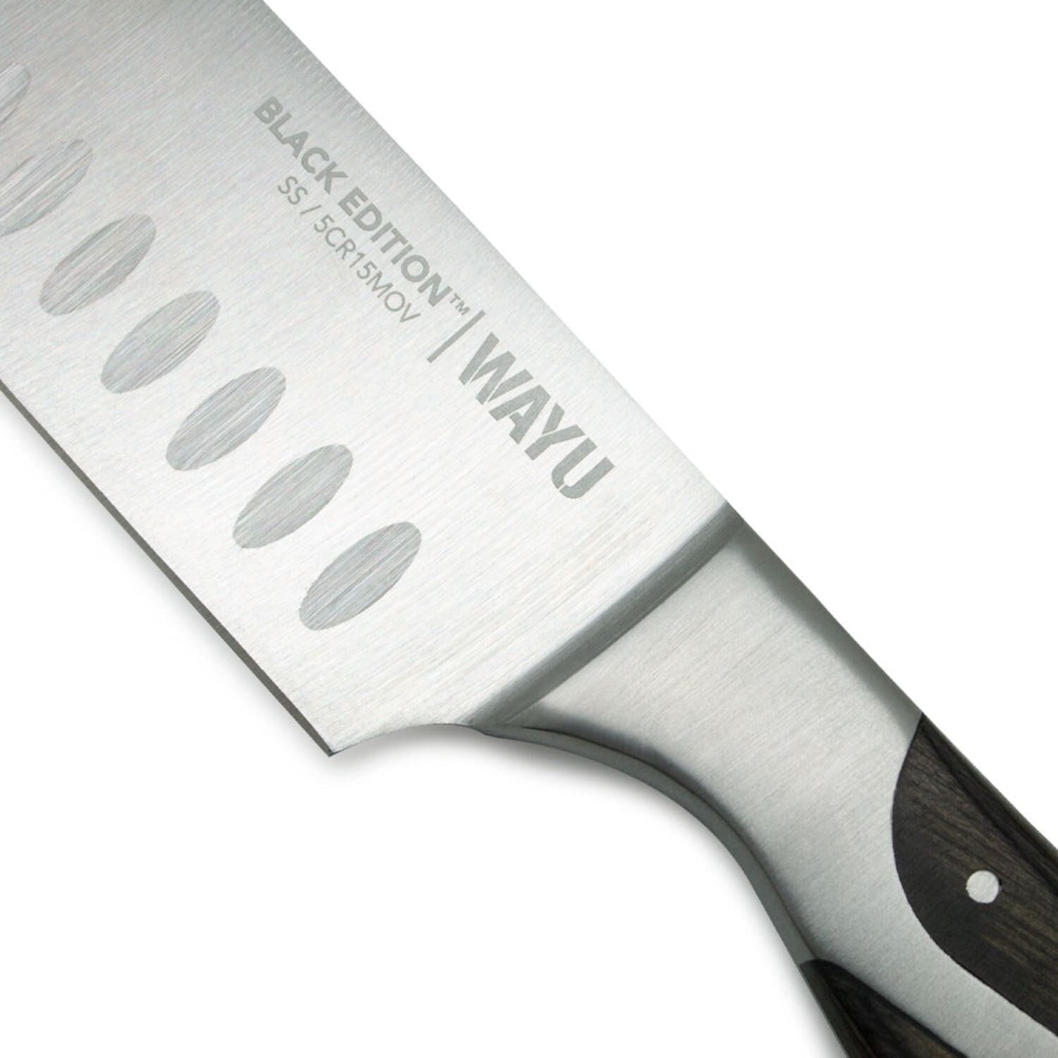 Cuchillo Santoku Black Edition Wayu image number 1.0