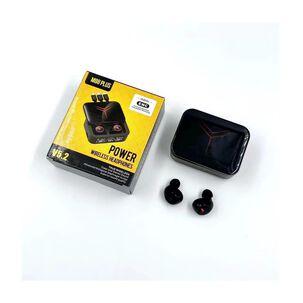 Audifonos Bluetooth Recargables Tws Led In Ear Manos Libres Negro