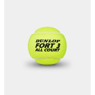 Pelota De Tenis Dunlop Fort Profesional All Court Lata X3