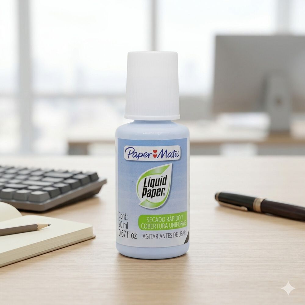 Liquid Paper Botella 20 Ml Paper Mate Blanco Secado R&aacute;pido image number 3.0
