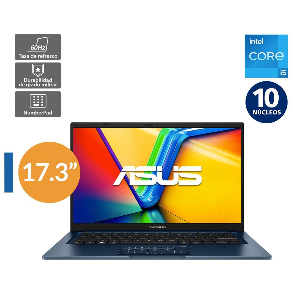 Notebook 14" Asus Vivobook 14 X1404 / Intel Core I5 / 8 GB RAM / Intel Iris Xe / 512 GB SSD image number 0.0
