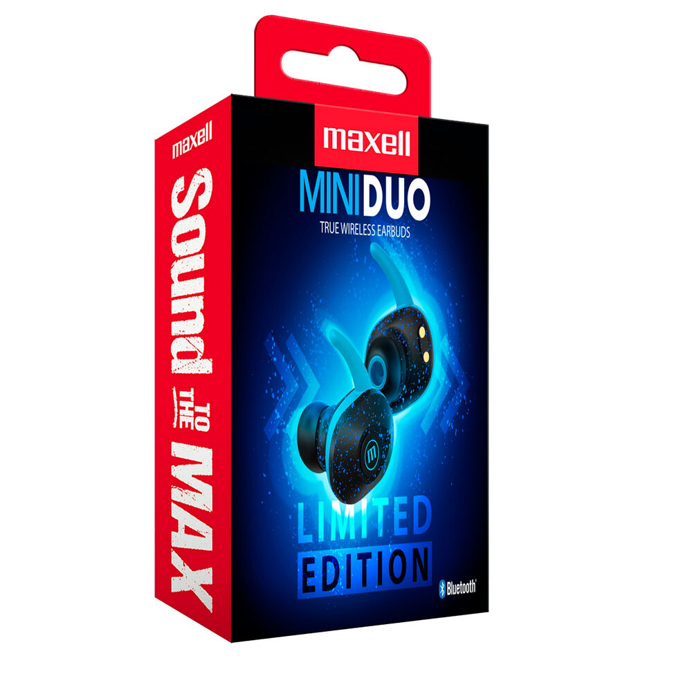 Audifonos Inalambricos Mini Duo Maxell Manos Libres Usb Led image number 1.0