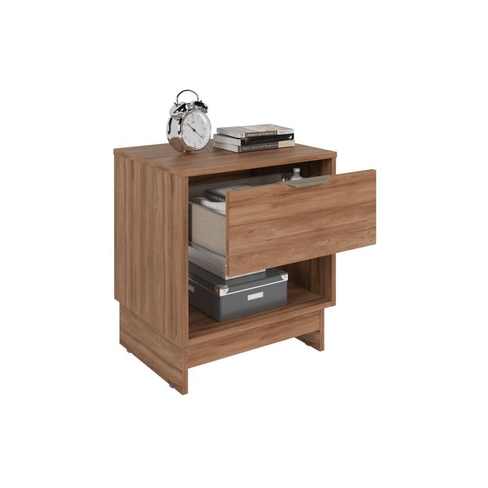 Velador Fit 1 Caj&oacute;n Canela image number 2.0