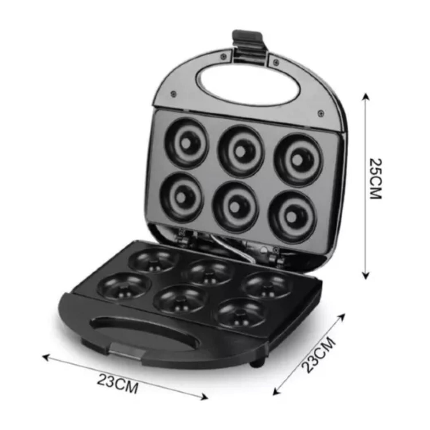 Maquina De Donas 6 Mini Donas 850w Antiadherente R588 image number 2.0