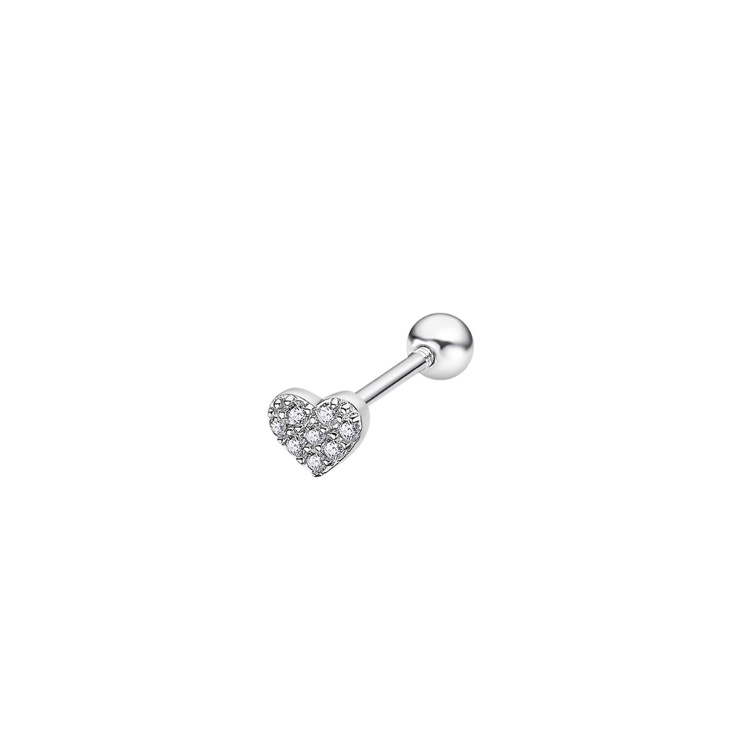 Ear Cuff Lp3367-9/1 Lotus Silver Mujer Ear Party image number 0.0