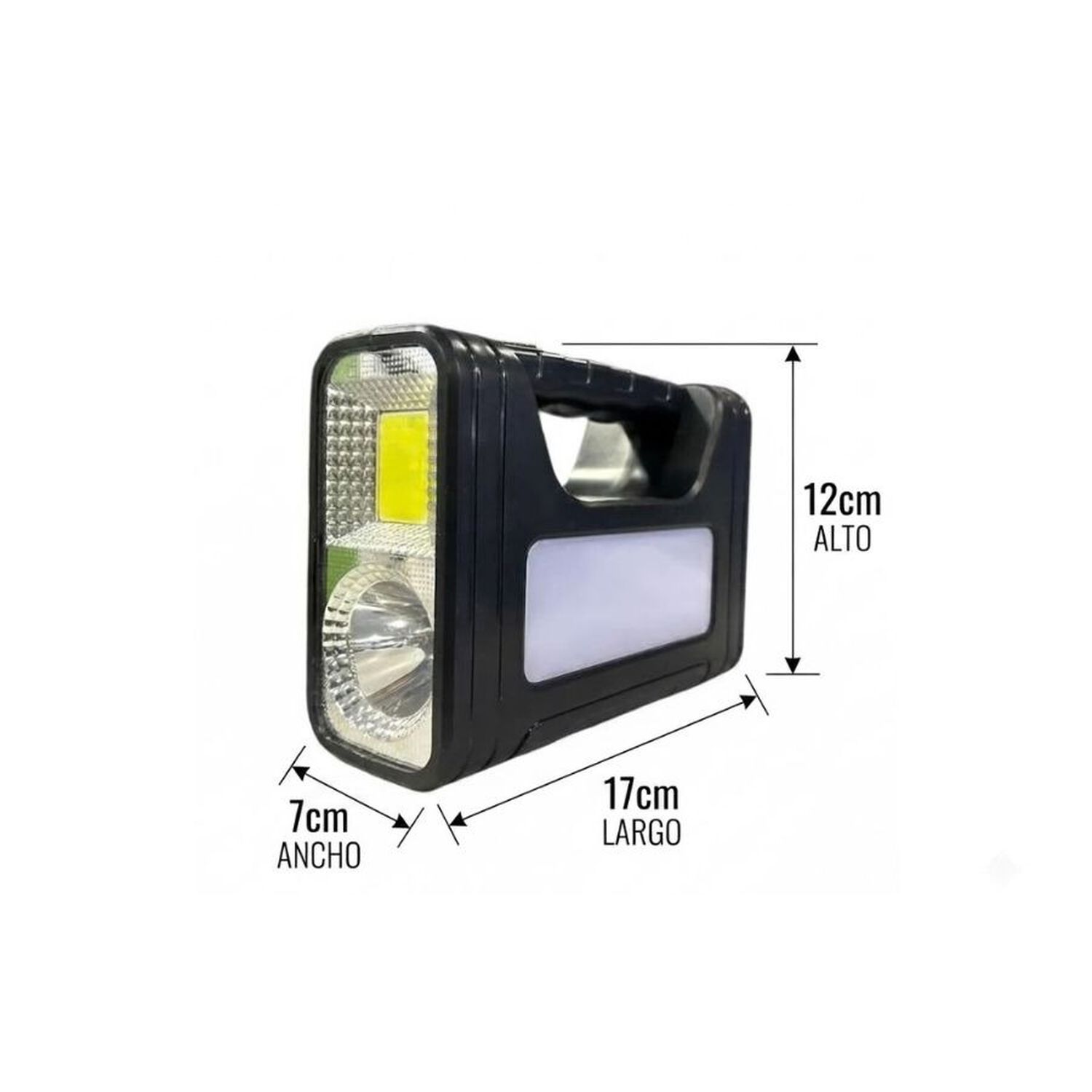 Kit Linterna Solar Camping Carga Celular 3 Ampolletas Led image number 2.0