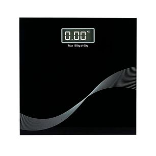 B&aacute;scula Digital De Vidrio Con Pantalla Lcd 180kg