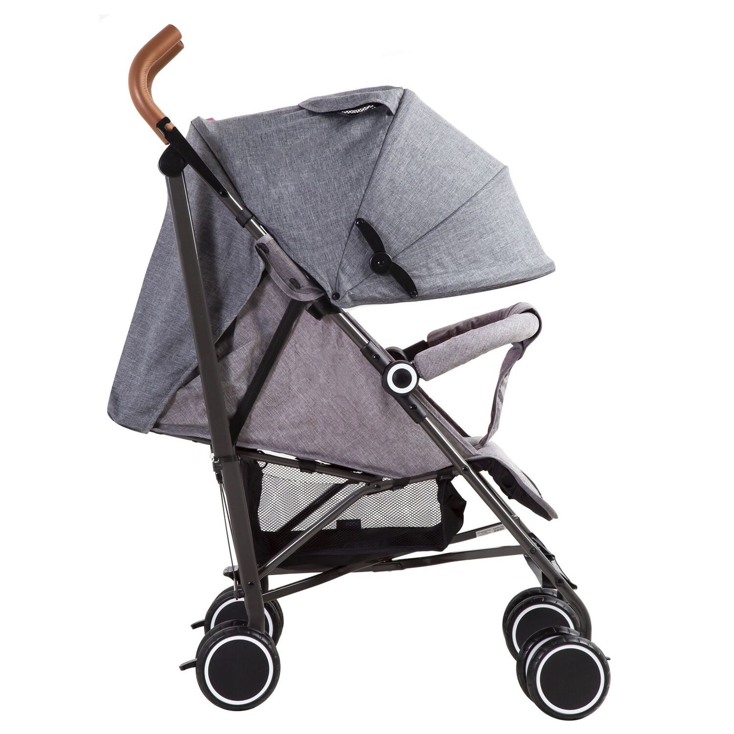 Coche Paragua Clap Melange Gris image number 4.0