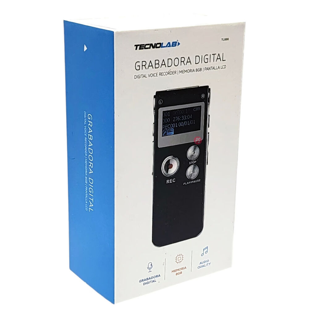 Grabador Digital De Voz 8gb Con Altavoz - Ps image number 3.0