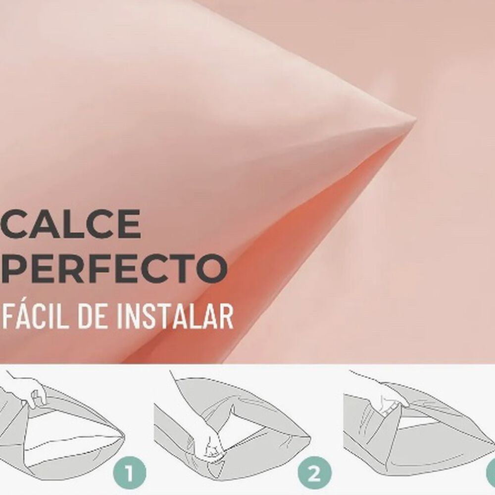 Funda Almohada Satin 76x50 Cm Coral image number 2.0