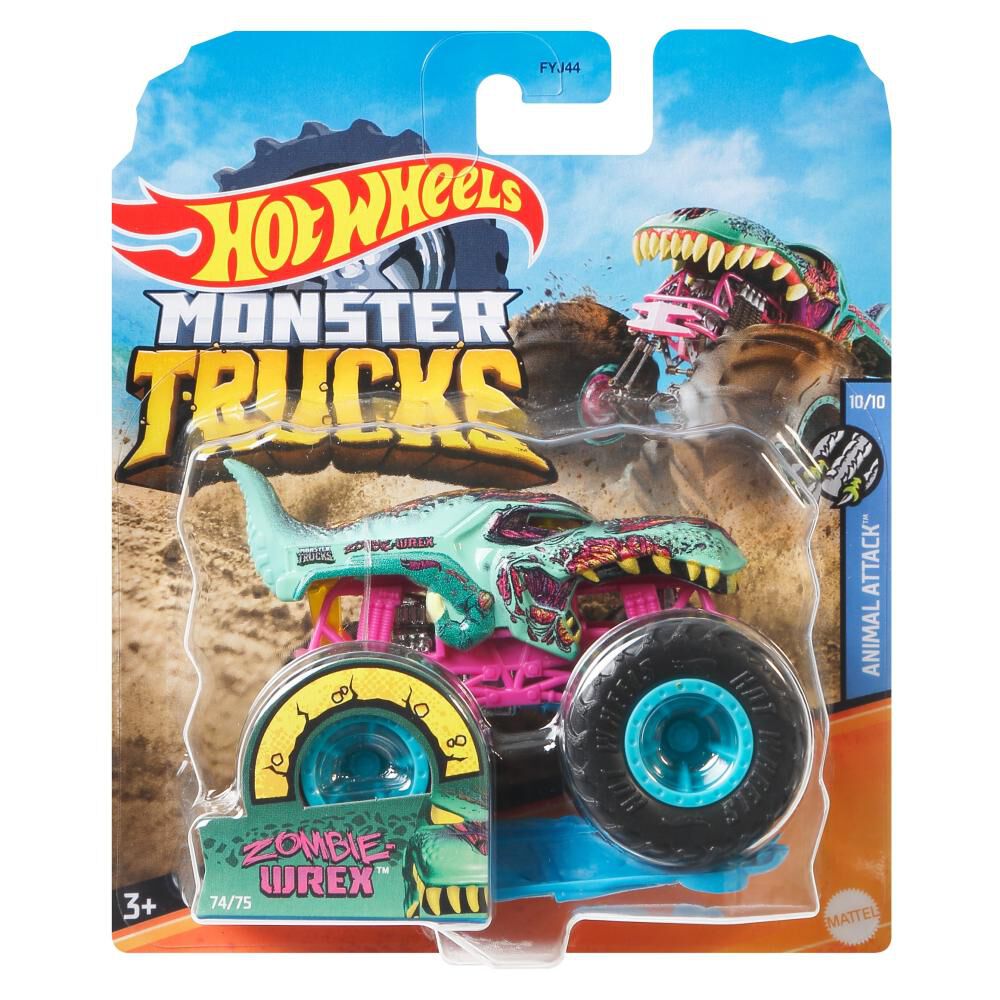 Auto Hotwheels Monster Trucks Surtido (Color no a Elección) image number 4.0