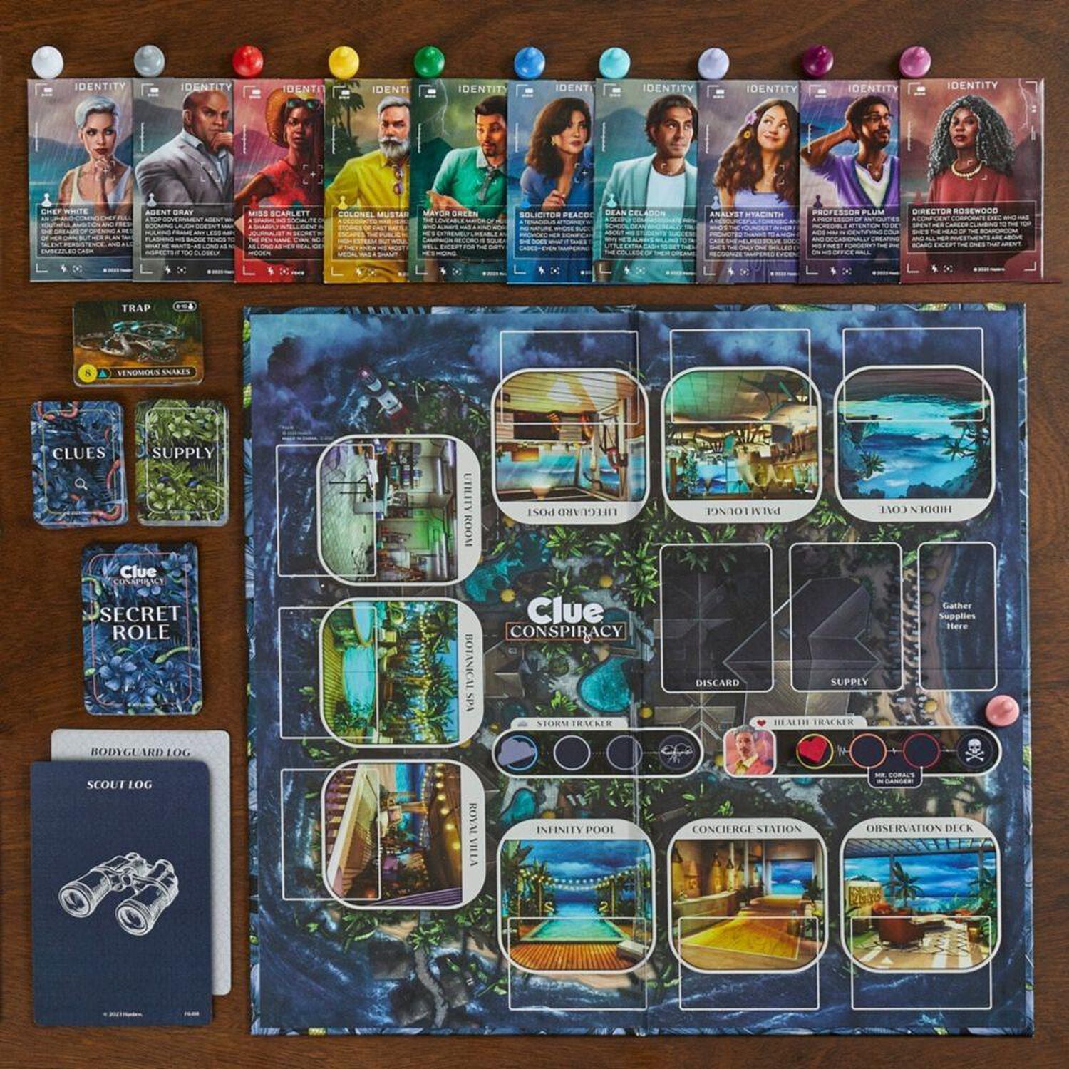 Juego De Mesa Clue Conspiraci&oacute;n Hasbro Gaming image number 3.0