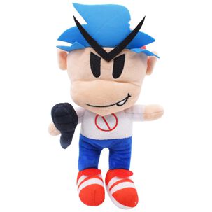 Juguete Peluche Boyfriend 25cm Friday Night Funkin Azul