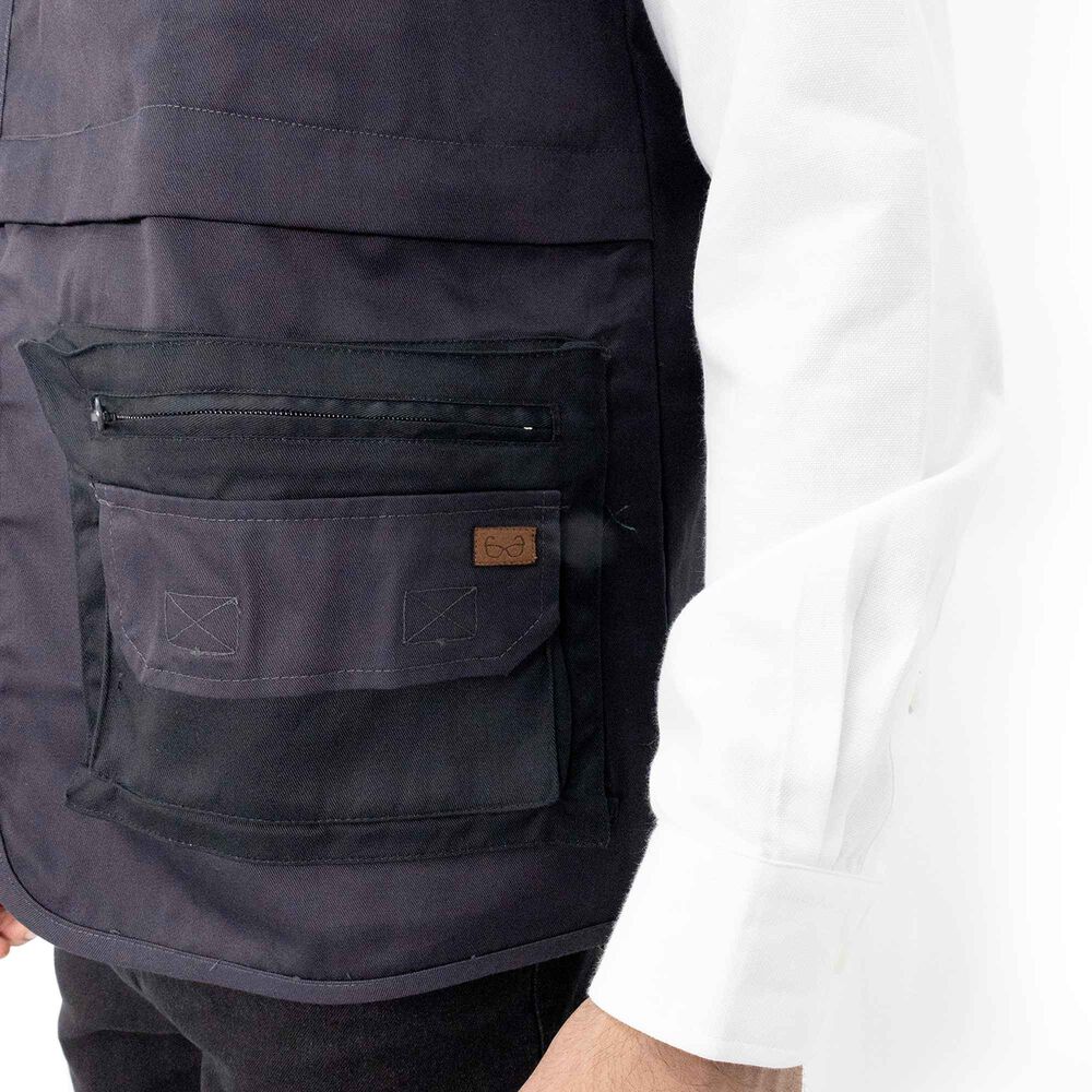 Chaleco Ge&oacute;logo Gabardina Quebec Gris image number 5.0