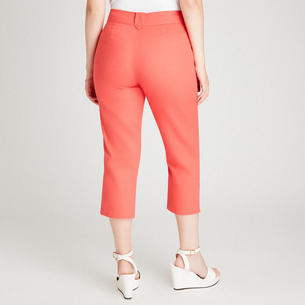 Bermuda Tiro Medio Straight Mujer Lorenzo Di Pontti image number 1.0