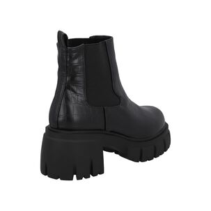 Botin Mujer Negro Plataforma Cecilia Detogni