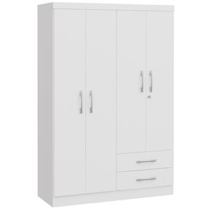 Closet Yardas Josefa Blanco 1x4 4 Puertas 2 Cajones