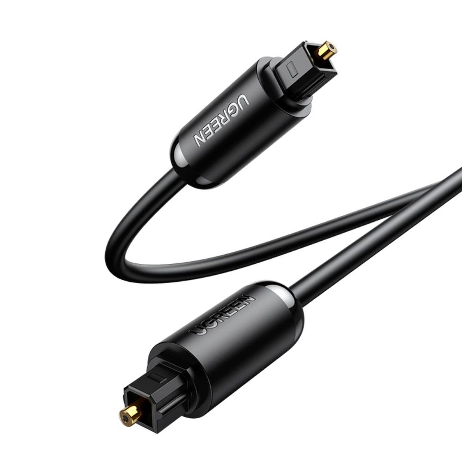 Cable &Oacute;ptico Toslink 1.5m M/m Negro Ugreen image number 0.0