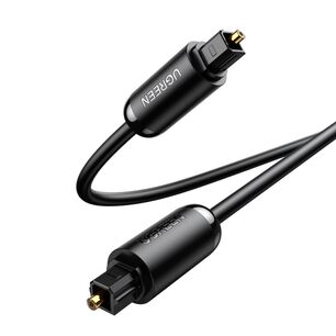Cable &Oacute;ptico Toslink 1.5m M/m Negro Ugreen