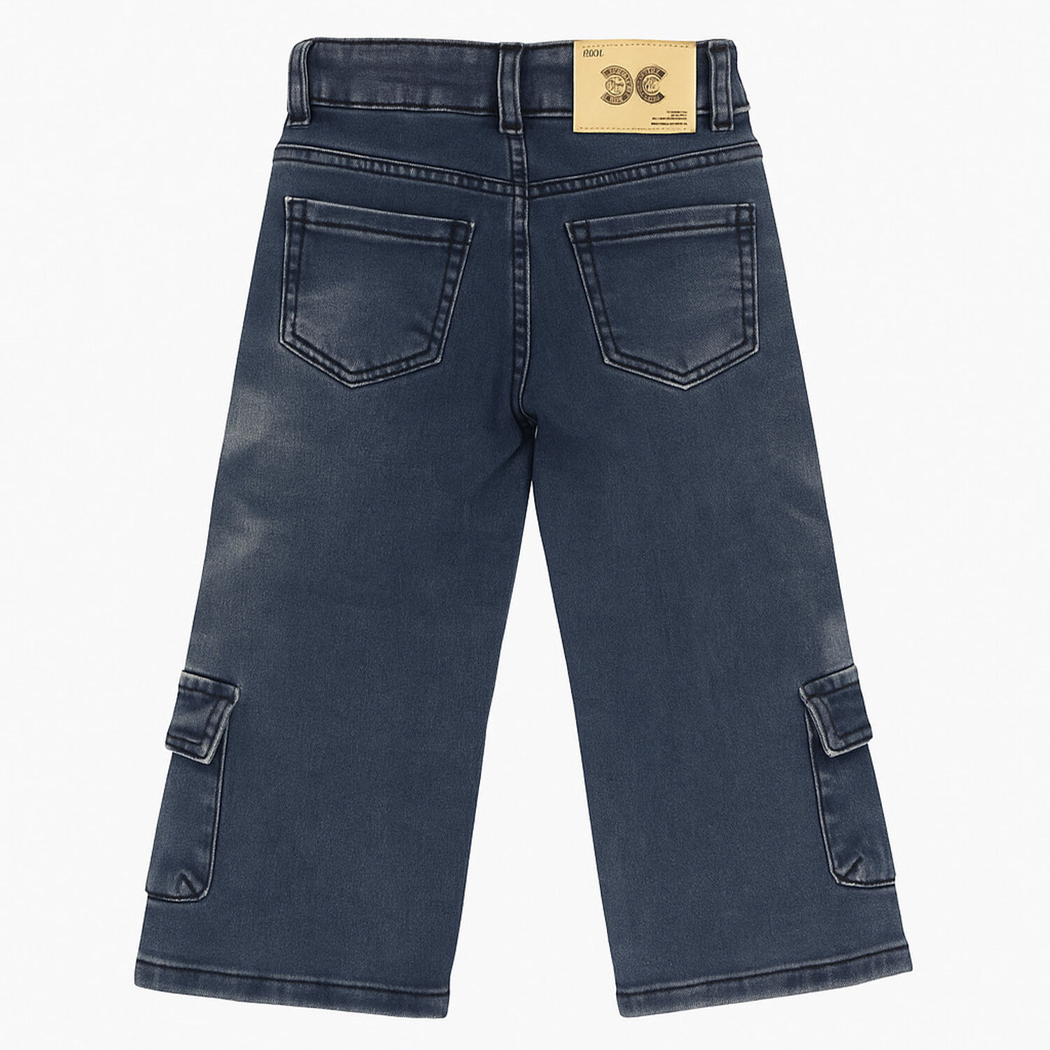 Pantalon Jeans Cargo Ni&ntilde;a Con Cierres Estilo Urbano image number 3.0