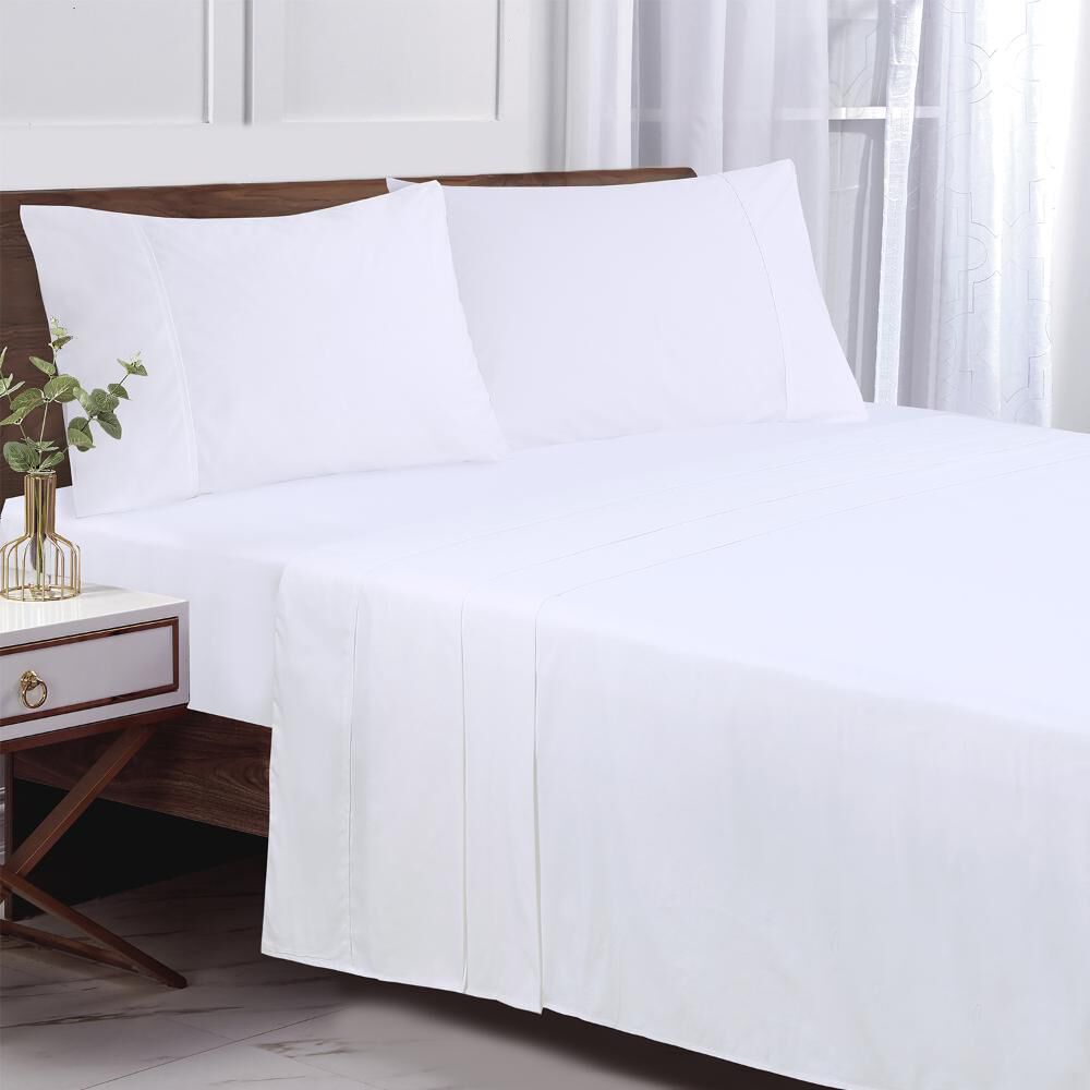 Sabana Andes 200 Hilos Blanco Super King image number 0.0