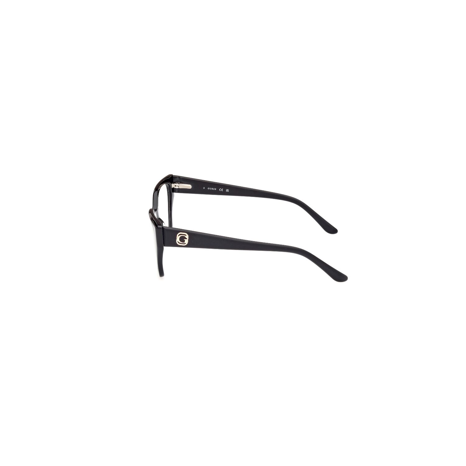 Lentes &Oacute;pticos Negro Brillante Guess image number 2.0