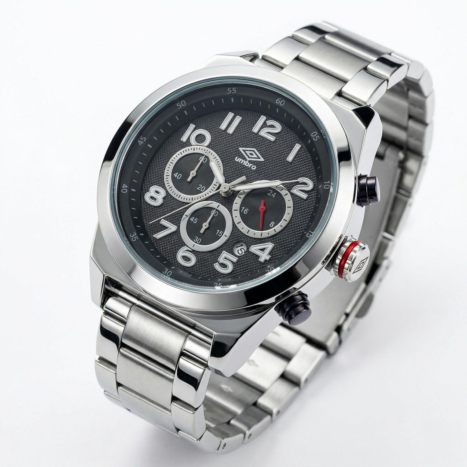 Reloj An&aacute;logo Hombre Umbro Plus Plateado Umbp-1500-122 image number 1.0