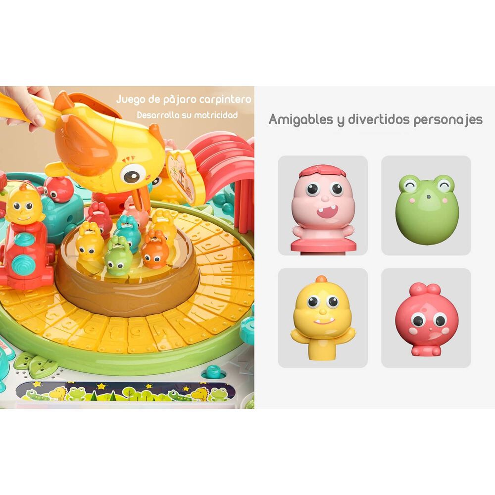 Juguete Mesa De Actividades Musical Lubabycas Roja image number 5.0