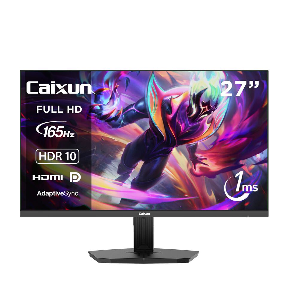 Monitor Gamer Plano Caixun 27" Fhd Ips 165hz Srgb120% Hdmi Dp C27f4f image number 0.0