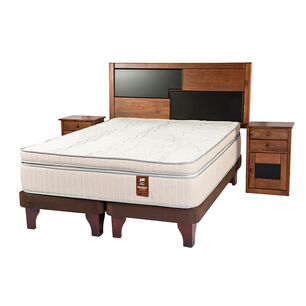 Cama Europea Flex M&aacute;ximo Cobre / King / Base Dividida + Set De Maderas