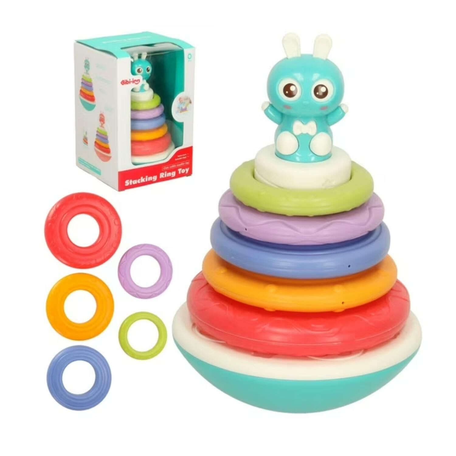 Juguete Didactico Sensorial Bibi In Torre Azul Infantil image number 0.0