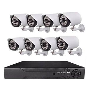 Kit De 8 C&aacute;maras Ahd Con Dvr 1080p Full Hd